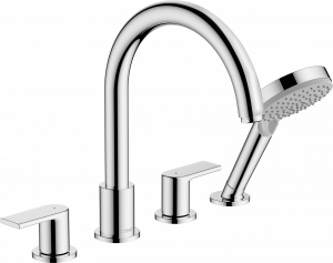 71459000 Vernis Shape Смеситель для ванны на край на 4 отверстия Hansgrohe