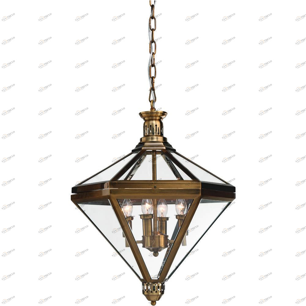 Подвесная люстра Divinare Simplex 7400/17 SP-4 DIVINARE ДИЗАЙНЕРСКИЕ, SIMPLEX 075000 Бронза 