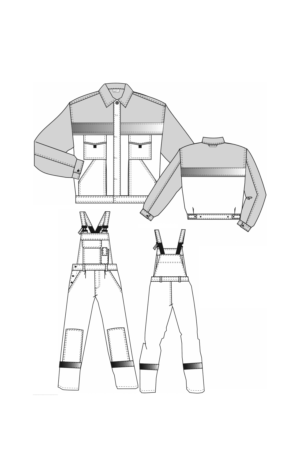 65178 Костюм "Мастер-Люкс" красный с черным  Летняя спецодежда  размер 56-58/170-176  - Вид №6