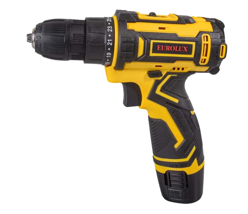 Дрель-шуруповерт Eurolux ДА-12/2-1Li 9149060 STDN-0111279 - Вид №1