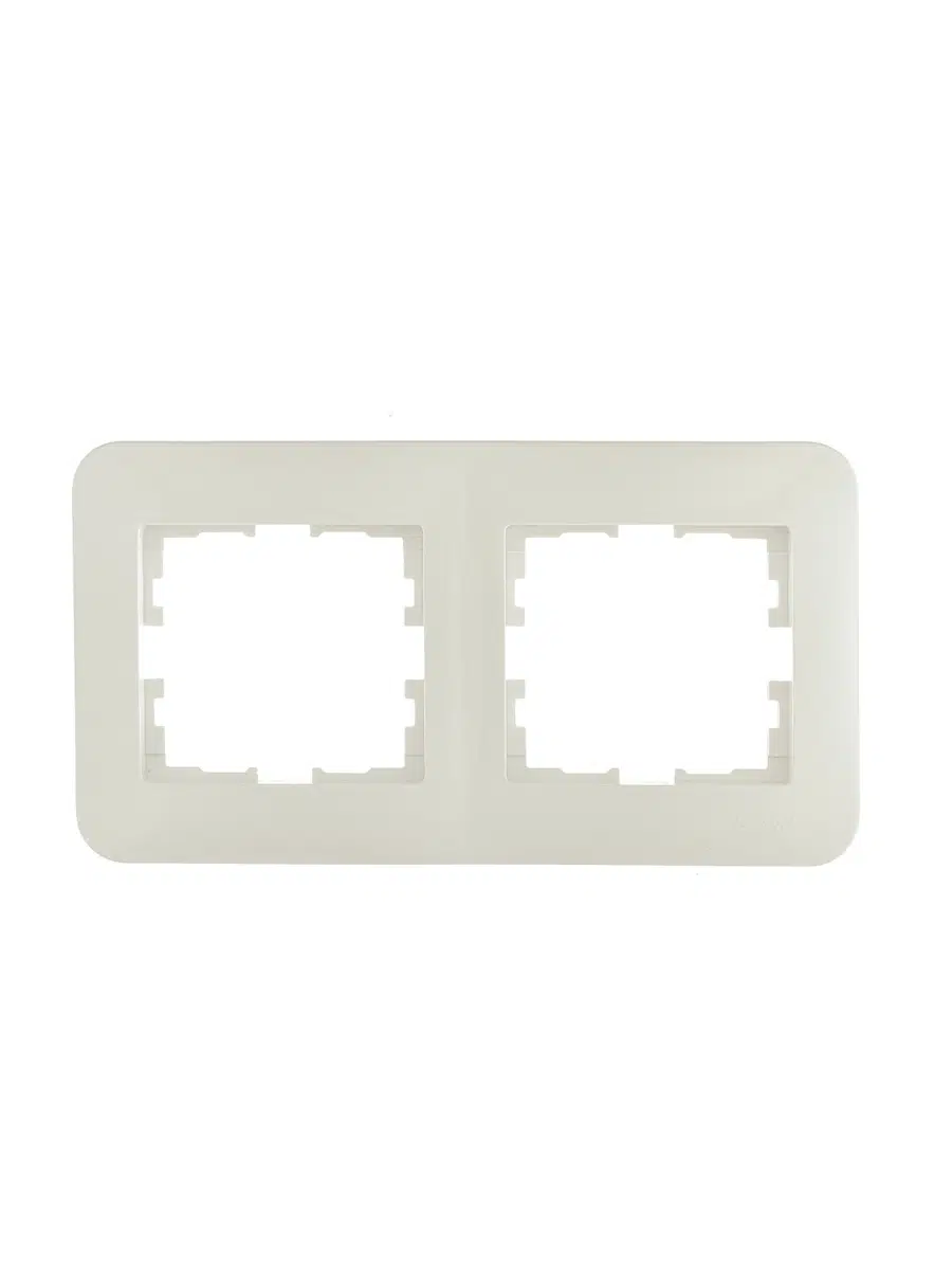 ASTI Рамка 2-ая горизонтальная б/вст крем LEZARD 7081-0300-147