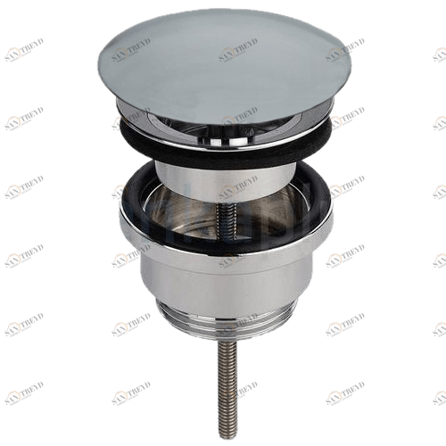 MET0563SP Донный клапан для раковины clik-clak, цвет хром матовый Agape 