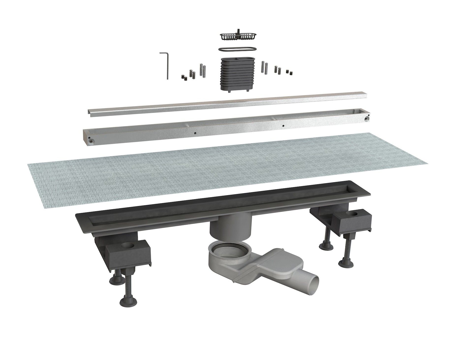 Слив для душа из нержавеющей стали Bonomini Canalissima ARCH-00005145 - Вид №1