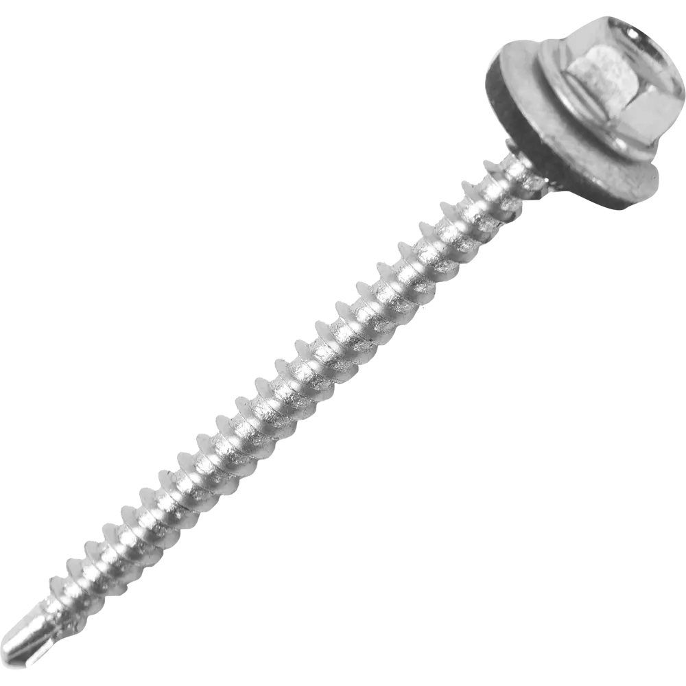 Саморезы кровельные Omax оцинкованные с буром 6.3х76 мм, на вес STLM-2002302