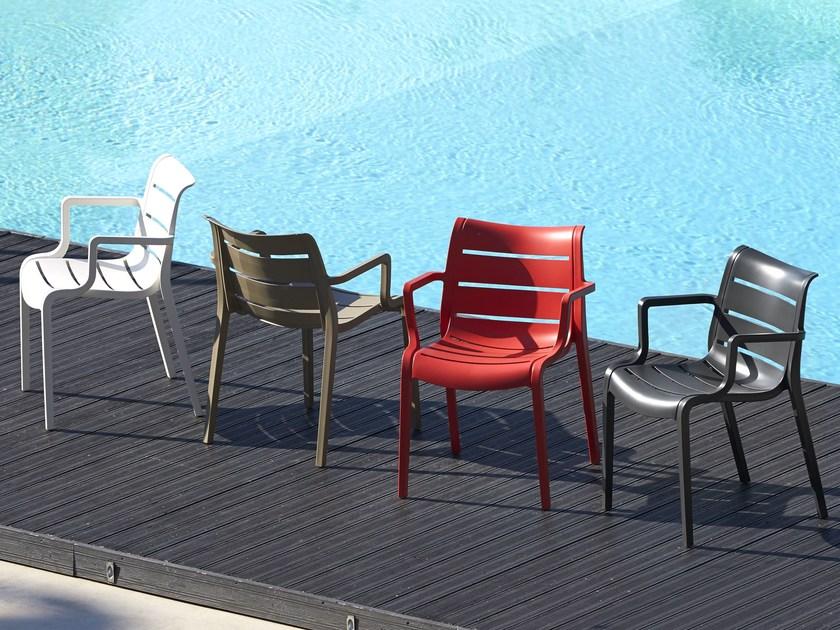 SCAB DESIGN Стул из технополимера с подлокотниками sun-id-1428848 - Вид №3