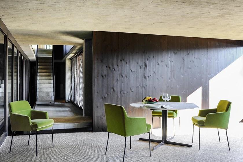 Tacchini Стул из ткани с подлокотниками Montevideo sun-id-1350582 - Вид №2