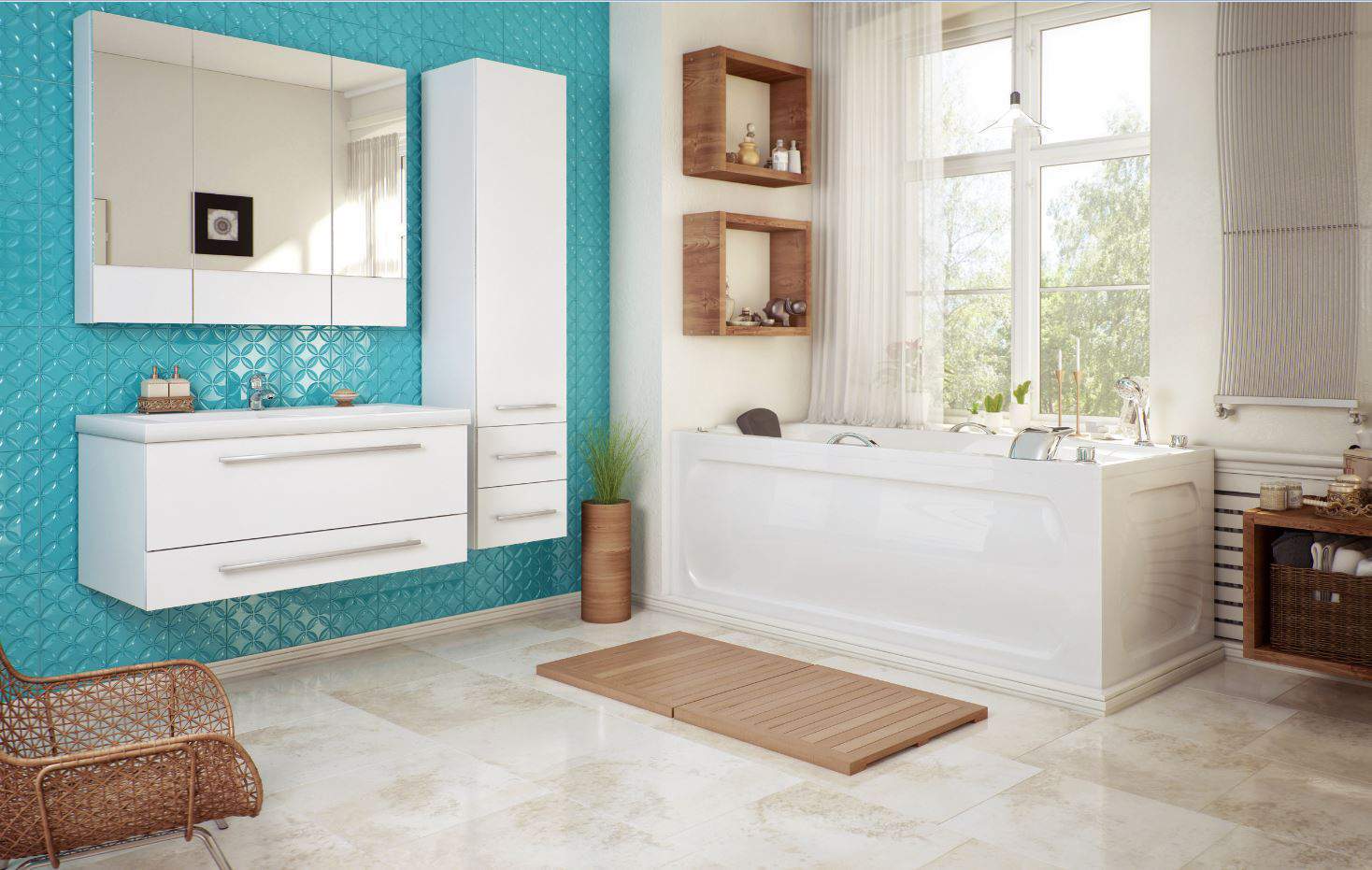 У25963 Ванна Marka One AELITA 150x75 1 Marka AELITA  - Вид №2