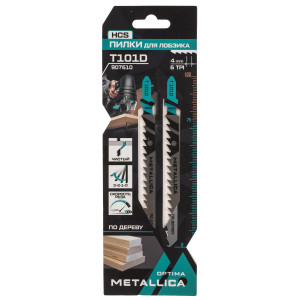 Пилки для лобзика METALLICA Optima T101D 9193991