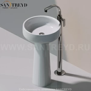 BN50C9016 Пьедестал для раковины круглая Ceramica Flaminia Bonola