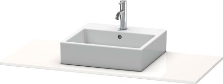 XS060F03838 Консоль XSquare #XS060F 1200 x 550 мм Доломитово-серый глянцевый лак Duravit - Вид №2