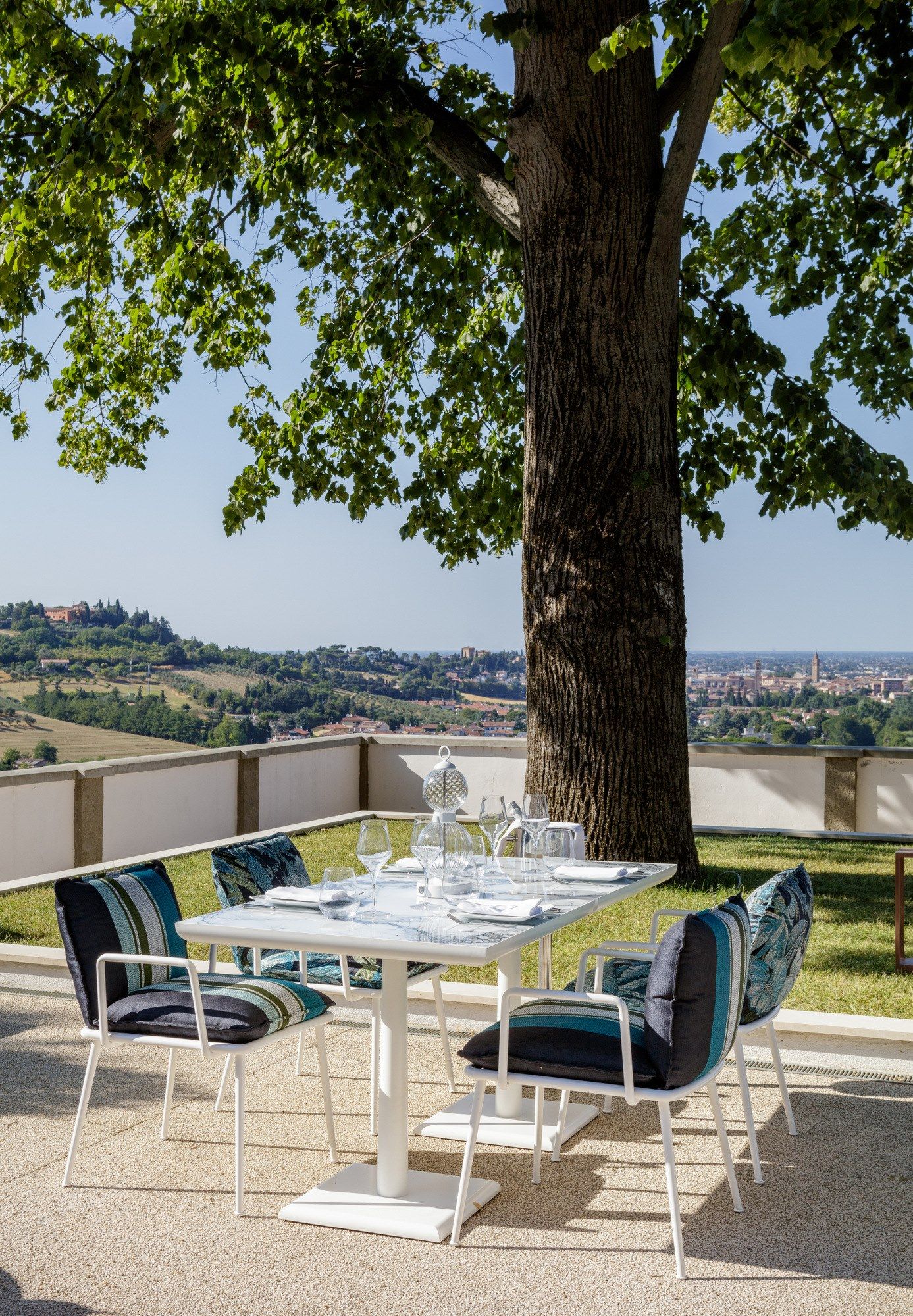 Тканевый мягкий садовый стул с подлокотниками Sicis Lipari ARCH-00042901 - Вид №10