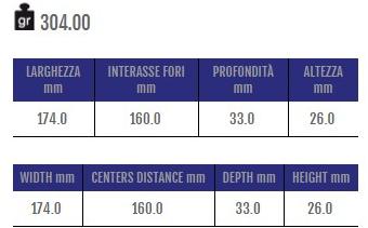 Cosma Ручка мебельная мостовая из замака  12504  - Вид №1