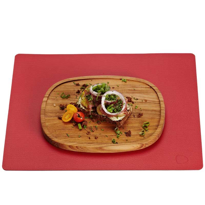 98407 BULL red подстановочная салфетка прямоугольная 35x45 см, толщина 2мм;LIND DNA - Вид №1