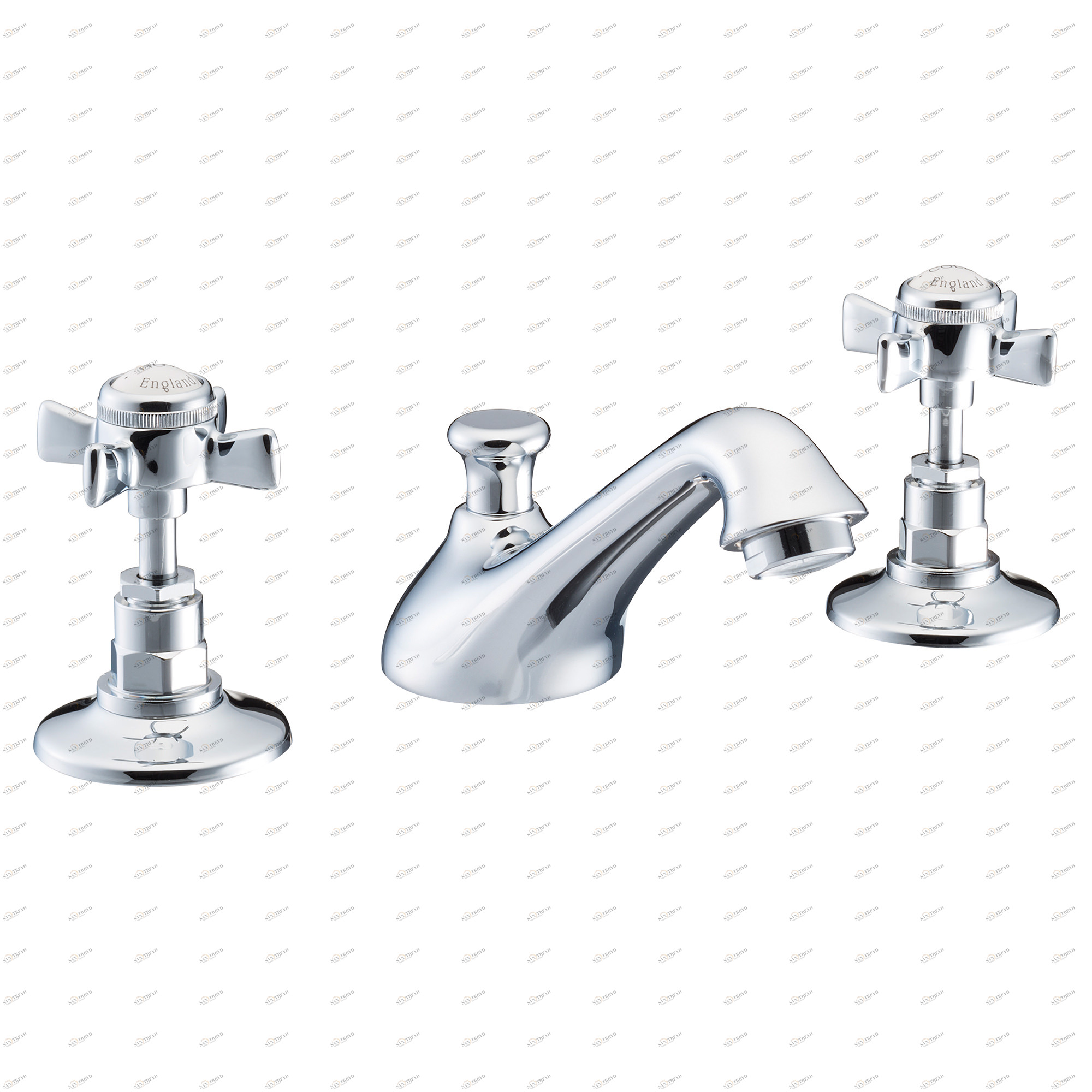 Traditional bathrooms ENGLAND Waschtisch 3-Loch Mischbatterie Tb400.414.bn 