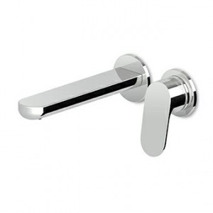 ZKK673 - R99499 - R99815 Встраиваемый однорычажный смеситель для раковины с аэратором на 2 отверстия. Длина рта 170 мм. Zucchetti Nikko