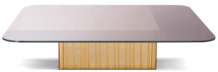 Paolo Castelli Низкий стол из металла и стекла Nettuno sun-id-1501515 - Вид №1