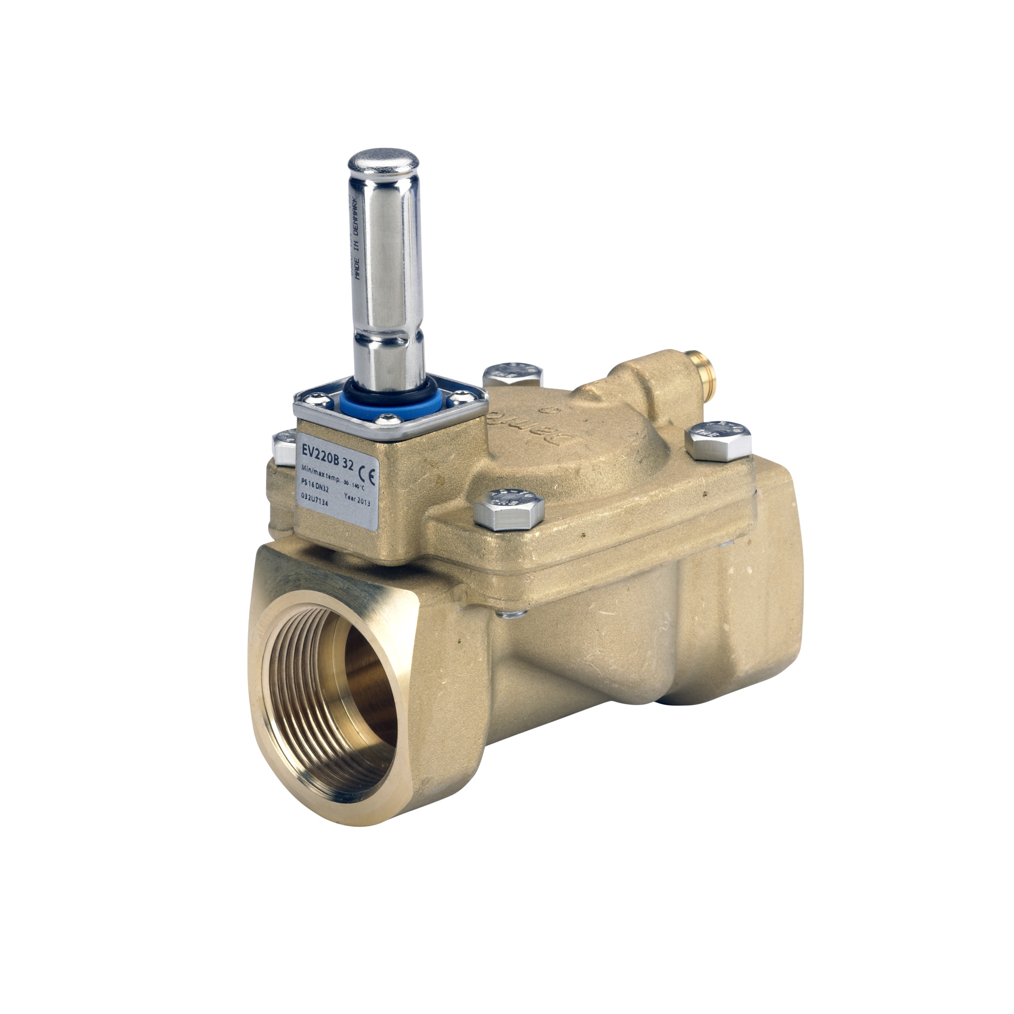 Danfoss EV220B — двухходовые электромагнитные клапаны для общей промышленности Эл.магнитный клапан ДУ40 с катушкой 220В 032U458531  - Вид №84