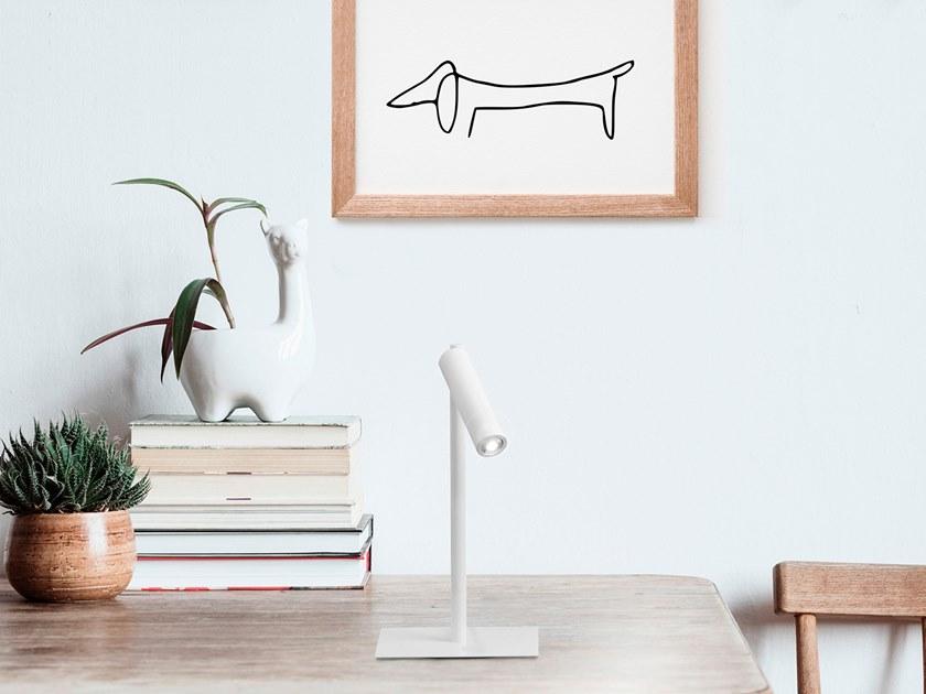 Регулируемая никелевая настольная лампа Manhattan Santreyd sun-id-1441745 - Вид №4