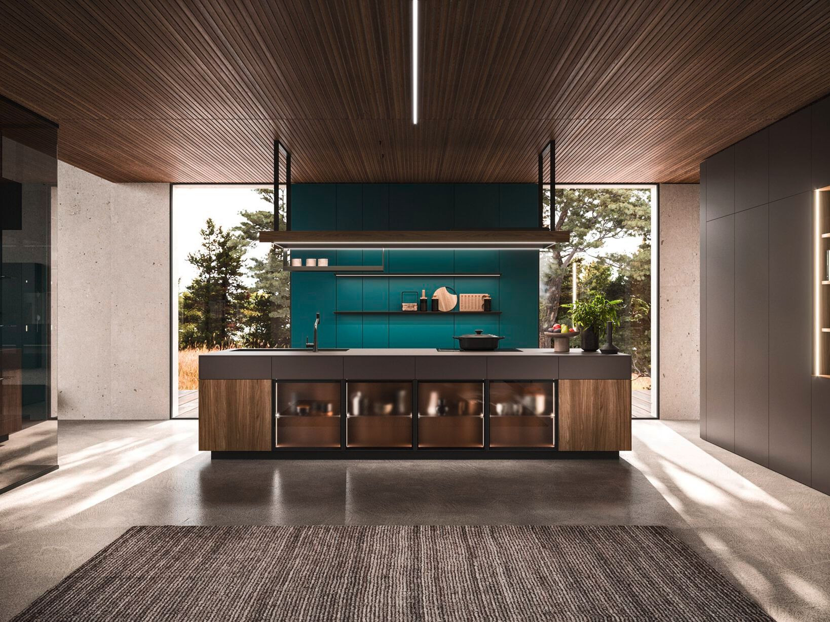 Встроенная кухня с островом Arrital Ak_Project ARCH-00064132