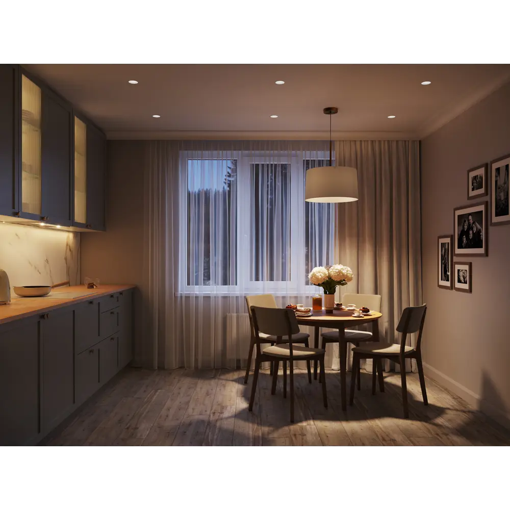 Карниз кухонный Кинель Konsensa серо-зеленый 220 см для элегантного интерьера 89398723 STLM-1578220 - Вид №8