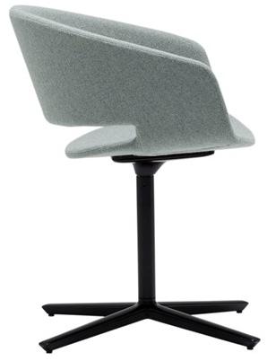 Andreu World Мягкое вращающееся кресло с 4-мя спицами Ronda So0465 - Вид №3