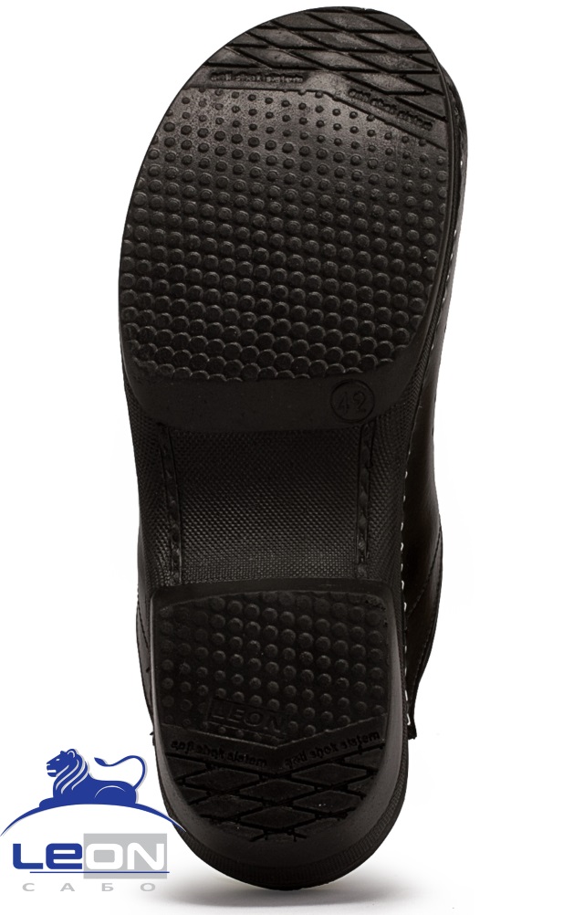 62019 Сабо "Leon LIGHT" мужские черные LEON  Сабо и сланцы размер 43  - Вид №2