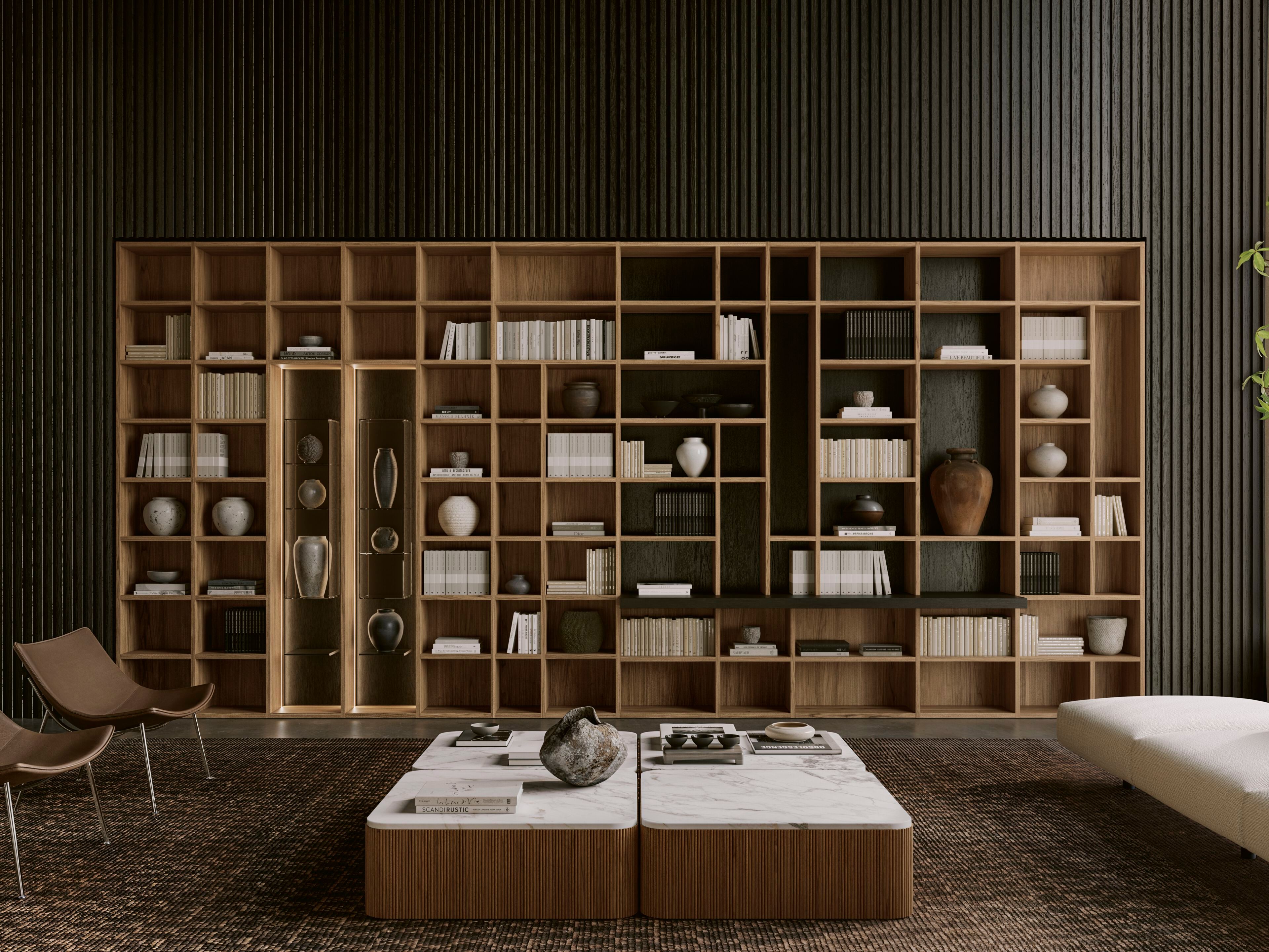 Индивидуальный модульный модульный книжный шкаф Lema Selecta ARCH-00117006