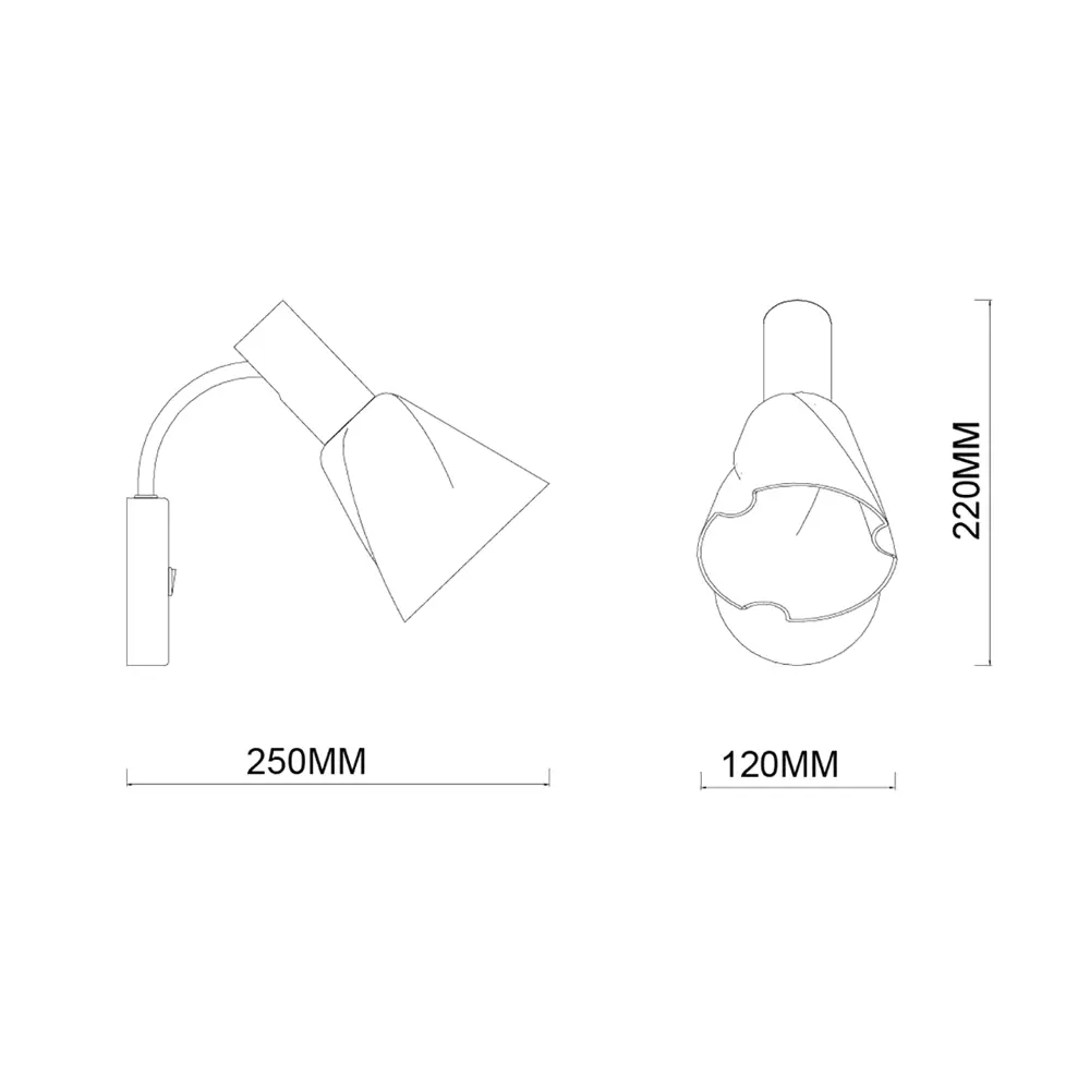 Настенный светильник Escada Vardo 1131/1A цвет белый STLM-2131228 - Вид №10