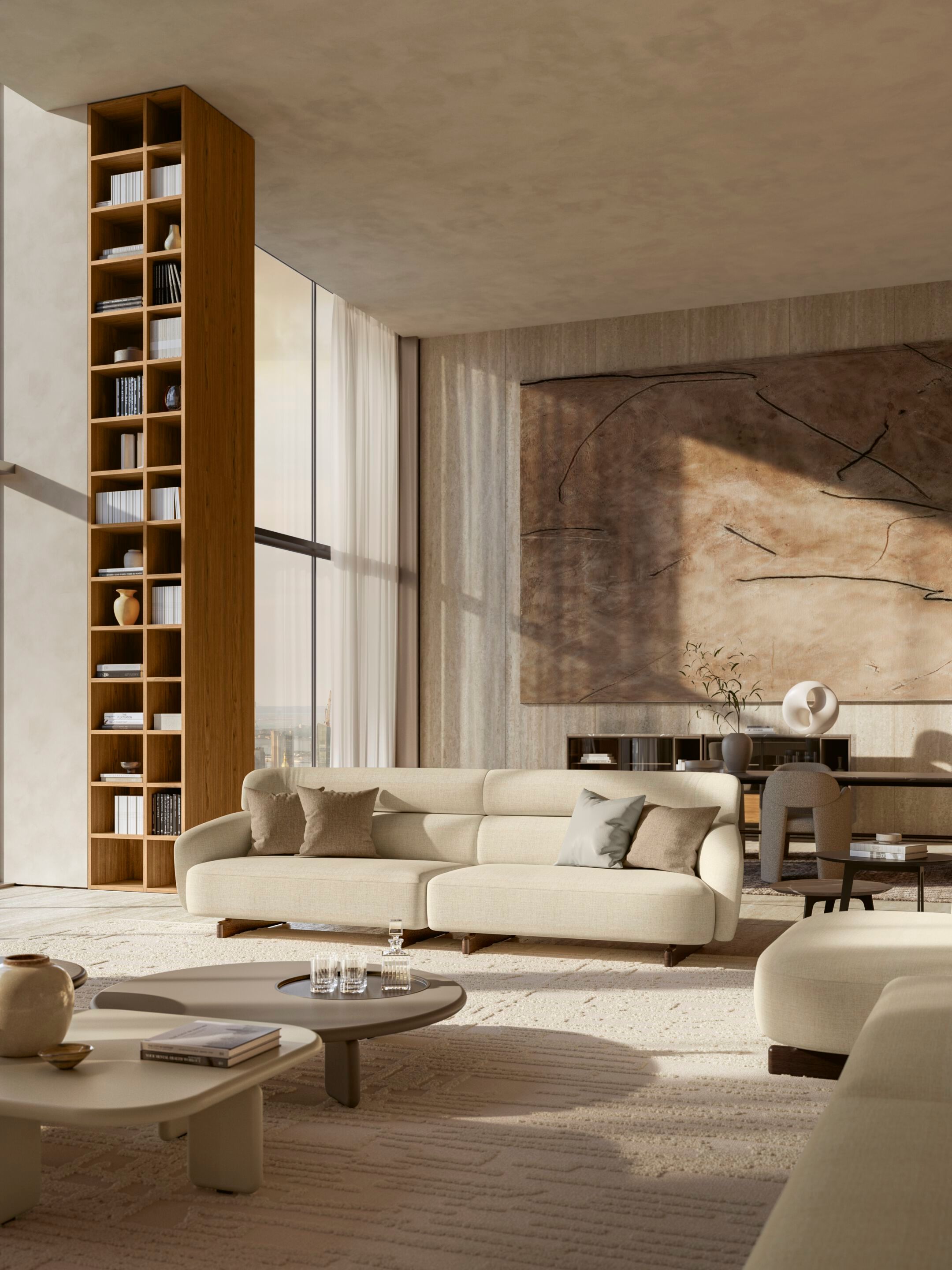 Секционный диван из ткани Lema ARES ARCH-00025673 - Вид №7