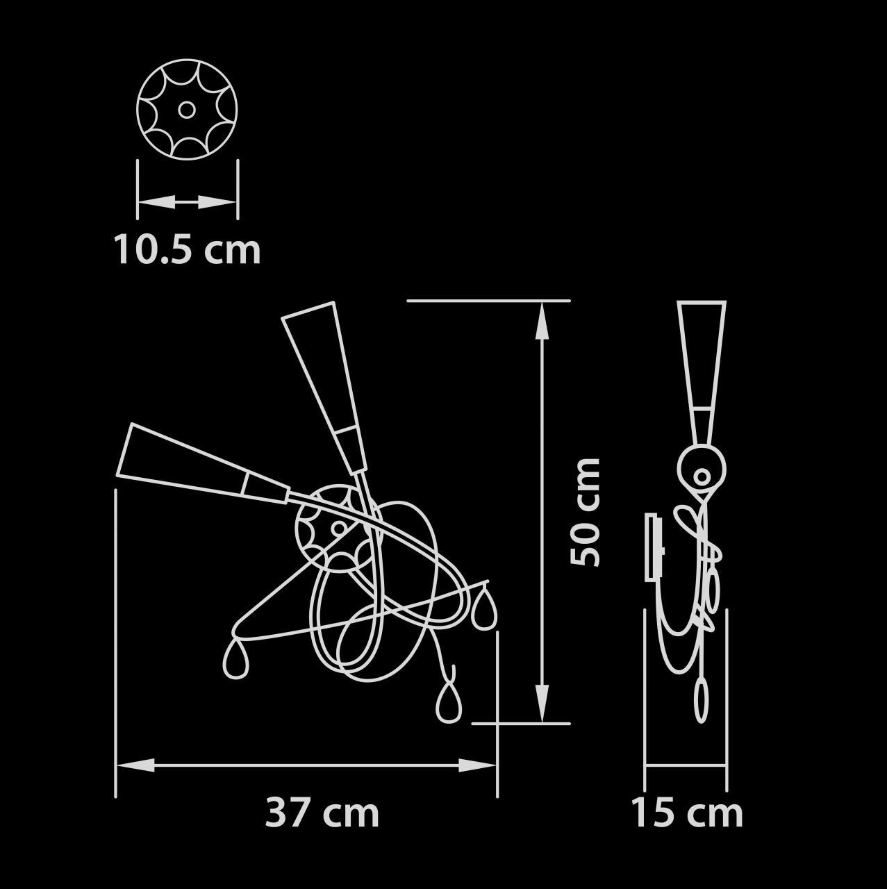Бра настенное белое с черным Lightstar Aereo 711627 LIGHTSTAR AEREO 00-3930904 Белый;черный  - Вид №1