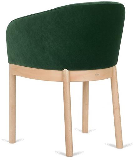 Paged Стул из ткани с подлокотниками Viena B-viena - Вид №1