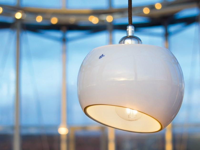 LICHT IM RAUM Светодиодный подвесной светильник из фарфора White moons sun-id-1419558 - Вид №1