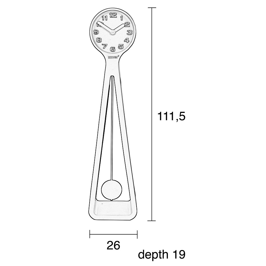 Часы Giant, черные Zuiver 8500061 - Вид №7