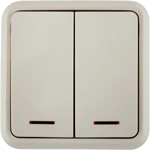 LEXMAN Двойной выключатель с подсветкой — элегантное решение для современного интерьера 81930584