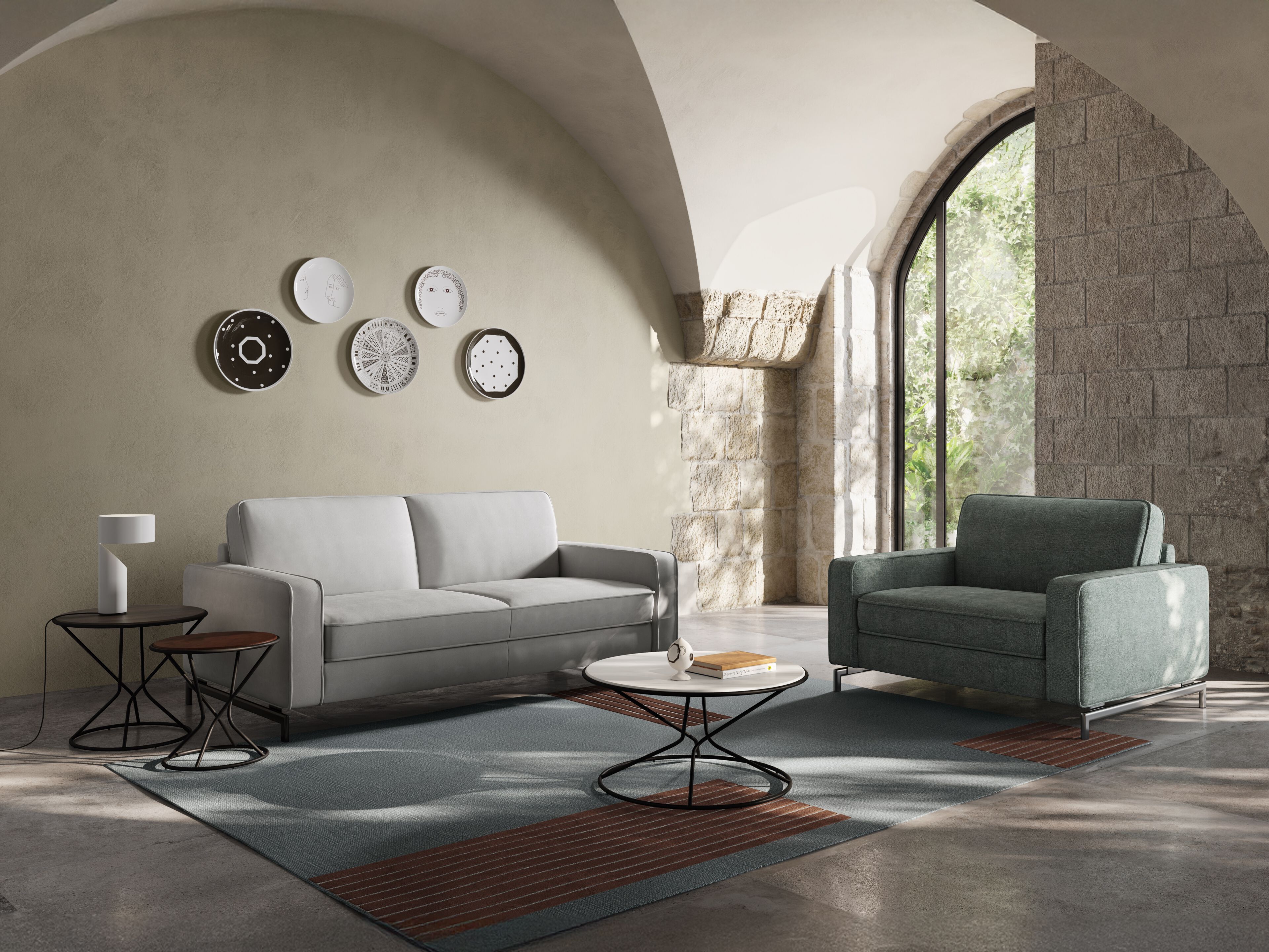 Кресло-кровать с подлокотниками Natuzzi Italia Capriccio ARCH-00110723 - Вид №4