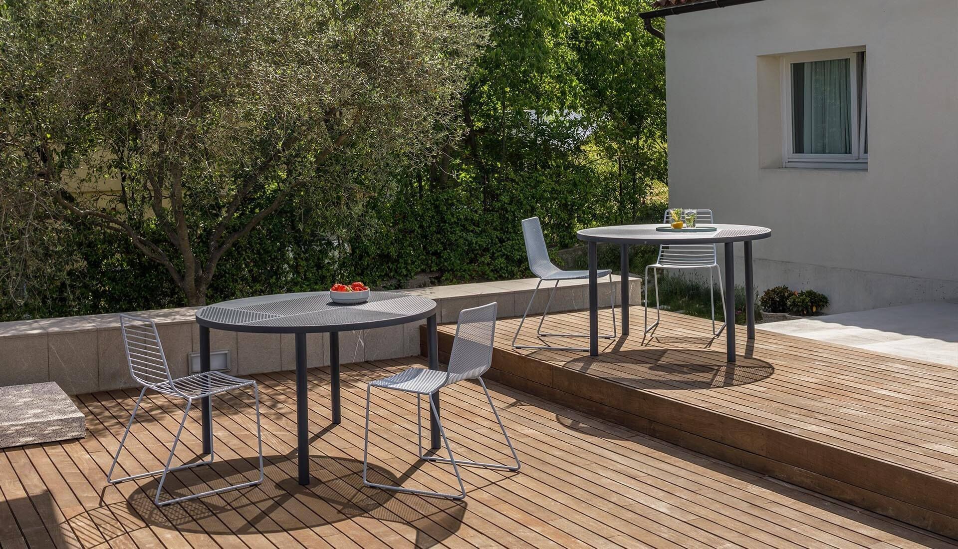 Стальной салазок штабелируемый садовый стул True Design Marina Out ARCH-00046447 - Вид №7