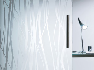 Украшенное матовое стекло