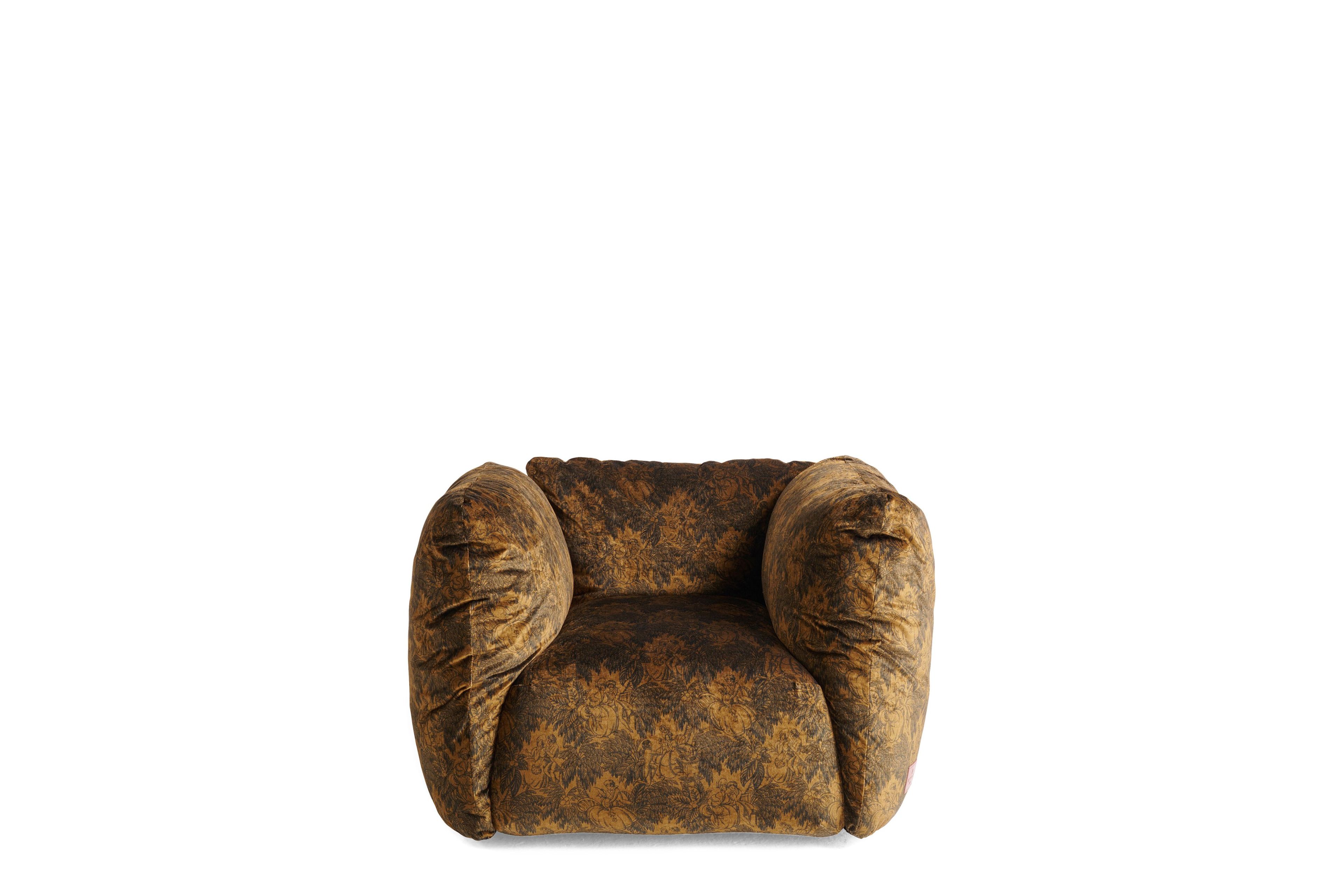 Тканевое кресло с подлокотниками ETRO Home Interiors Cushy ARCH-00085449 - Вид №10