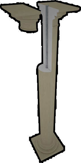 Eleni Декоративная колонна из полистирола sun-id-1357053 - Вид №12