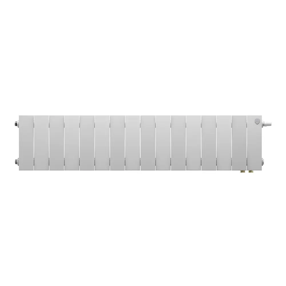 Радиатор секционный Royal Thermo PianoForte VDR80 200/10 16 секций нижнее правое подключение биметалл белый 89408785 STLM-2017584 