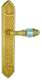 Bronces Mestre Ручка из латуни с кристаллами swarovski® на пластине Clasica sun-id-1487299 - Вид №18