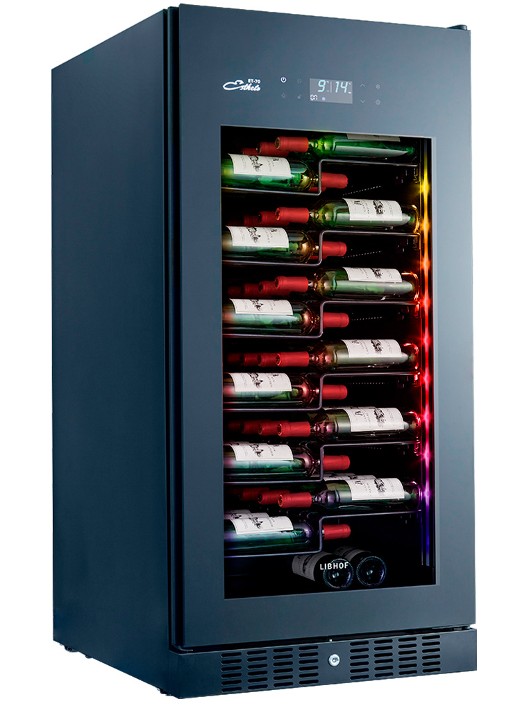 9965433 Винный шкаф Libhof ET-70 черный STDN-0109213