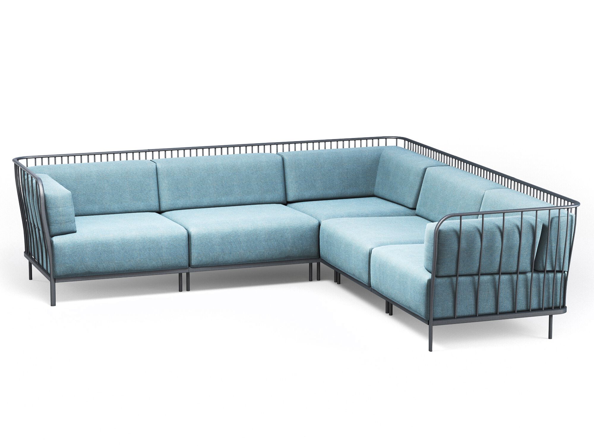 5-местный тканевый садовый диван emu Cannolè ARCH-00099780