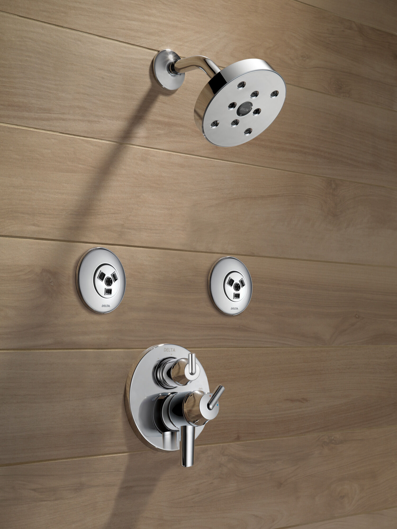 Трим клапана Contemporary Monitor® серии 17 со встроенным дивертором на 3 положения Delta Faucet T27859-CZ - Вид №2
