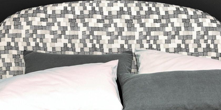 Gervasoni Двуспальная кровать из ткани с мягким изголовьем Beds sun-id-1490588 - Вид №4