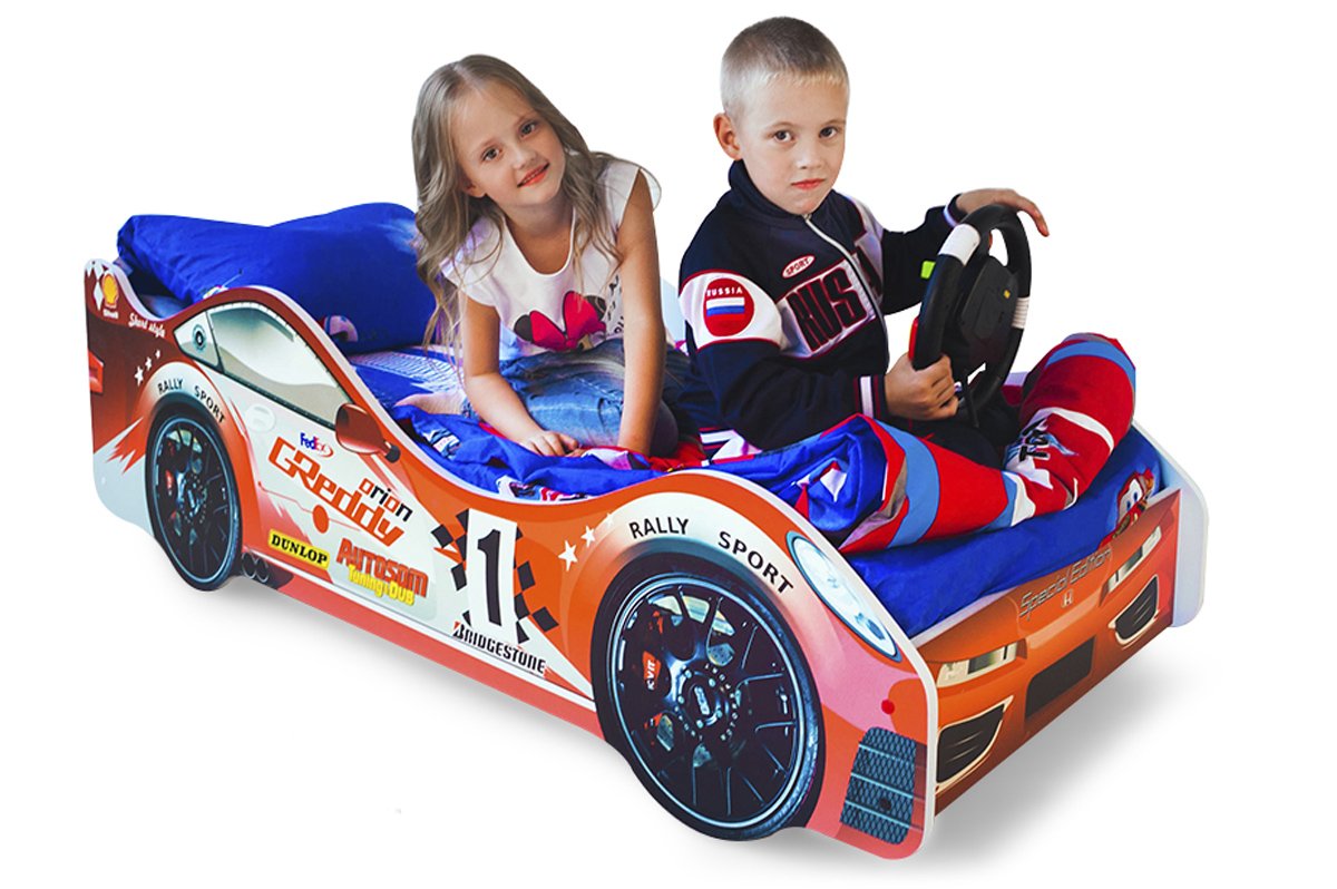 Детская кровать-машина "Стрела" БЕЛЬМАРКО  326739 Красный Santreyd  - Вид №2