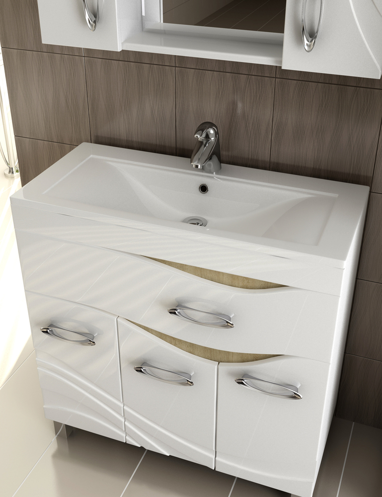 Тумба Mirella 800 (VGC)810⨉470⨉830 мм белый Santreyd sun-id-665171 - Вид №2