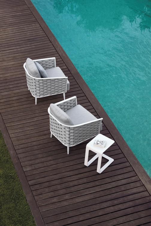 MNST578 1 мест.ная лава веревка 45мм антрацит Manutti Cascade - Вид №5