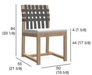 RODA Садовый стул из тика Network sun-id-1438949 - Вид №6