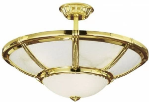 Possoni Illuminazione Полуутопленное чистое золото с опаловым стеклом Giotto 1898/6-sf